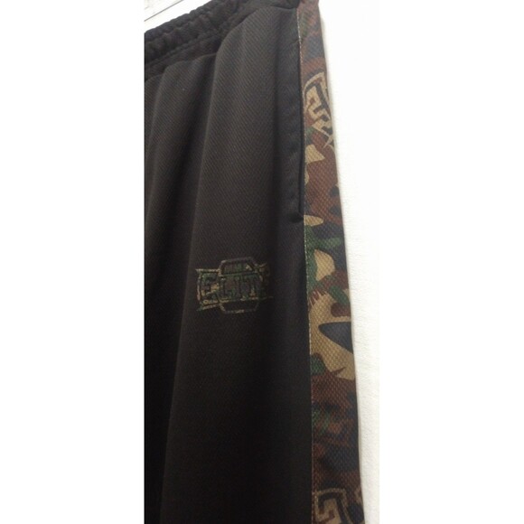 MMA Elite Sweatpants Medium Black Camo Workout Lounge Gym Drawstring Pockets EUC - Picture 3 of 5